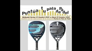 Bullpadel Vertex 03 Comfort 2022 vs Hack 03 Comfort 2022 [upl. by Ened213]