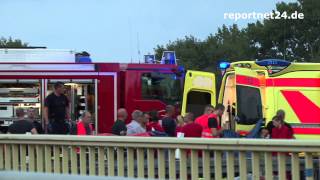 Schwerer Verkehrsunfall mit Radfahrerin in Oranienburg [upl. by Averill345]