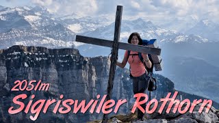 Sigriswiler Rothorn 2051m  Hike from Sigriswil Emmental Alps [upl. by Atiekal935]