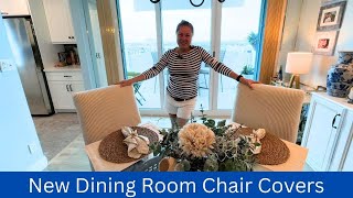 Transform Your Dining Room With Stylish Chair Coversjeanineskitchen2607 [upl. by Lavro]