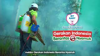 Gerakan Indonesia Berantas Nyamuk bersama MY BABY [upl. by Ehctav]