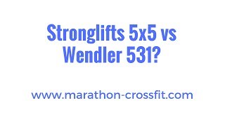 Wendler 531 vs Stronglifts 5x5 [upl. by Shieh]