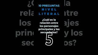 10 preguntas de lectura crítica a textos narrativos [upl. by Gnilrits]