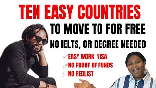 10 Easiest Countries to Migrate NOW for FREE without IELTS Easy visa free tuition wakawakadoctor [upl. by Aneeled846]