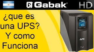 ¿Qué es una UPS ¿Cómo funciona [upl. by Landing491]