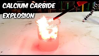 Calcium Carbide and Water Experiment [upl. by Krilov]