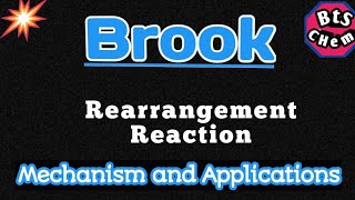 Brook Rearrangement Reaction [upl. by Gawlas]