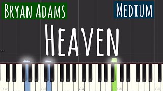 Heaven Chords  Bryan Adams Learn to play [upl. by Voletta]