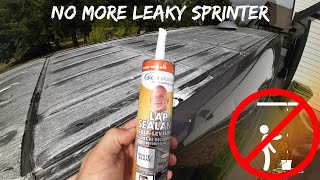 If you have a leaky roof this will be a 100 fix  Sprinter DIY Maintenance [upl. by Maddie]