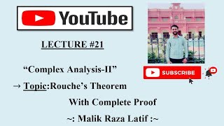 Rouches Theorem With Complete Proof in Complex AnalysisII [upl. by Abe]