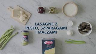 Lasagne z pesto szparagami i małżami [upl. by Aral]