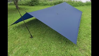 Sarek gear silpoly flat tarp [upl. by Yrahk]