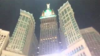 The Abraj AlBait Towers the Big Clock in Mecca Saudi Arabia [upl. by Ueik]