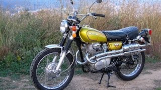 HONDA CL350 SCRAMBLER K4 1972 [upl. by Akilegna]