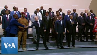 Putin African Delegations Convene at RussiaAfrica Summit  VOA News [upl. by Dickerson]