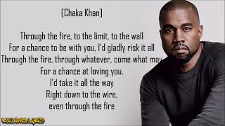 Kanye West  Through the Wire Lyrics [upl. by Ycnalc]