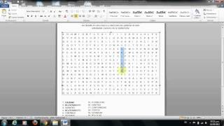 Como seleccionar las palabras Sopa de letras [upl. by Enej]