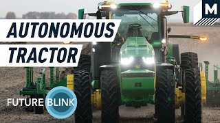 John Deere’s SelfDriving Tractor Goes Fully Autonomous at CES 2022  Mashable [upl. by Ednargel]