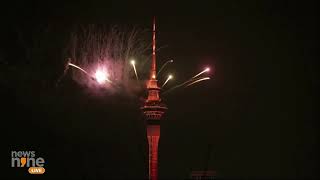 Exclusive quotNew Zealand Welcomes 2024 with a Dazzling Fireworks Display in Aucklandquot [upl. by Hatch204]