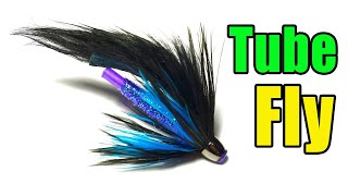 Tube Fly  Spey Fly Tying  Basic Steelhead Salmon Fly Pattern [upl. by Shaddock728]