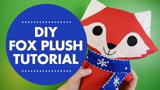 DIY Fox Plush Tutorial with Simplicity Pattern 1081 [upl. by Bushore]