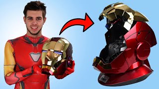 Working Realistic IronMan Helmet Review Unboxing and Impressions  MK5 [upl. by Yorgos]