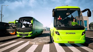 Fernbus Simulator  Scania Touring  GAMEPLAY [upl. by Nylesoy]