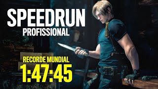 Como ser MUITO RÁPIDO no RESIDENT EVIL 4 REMAKE  Zerando no PRO em 14745  Record Mundial React [upl. by Igiul322]