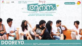 Dooreyo  Film Aanandam  Music by Sachin Warrier  New Malayalam Songs [upl. by Yedsnil467]