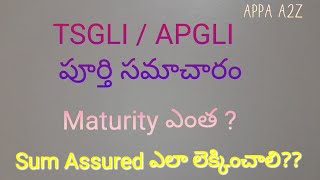 Benefits of TSGLI  APGLI  How to calculate Sum Assured of TSGLI  BONUS Relation to PRC [upl. by Sakmar]