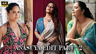 Anasuya Hot Vertical Edit 4K 60FPS Part  2 anasuyahot youtubeshorts anasuyabharadwajhot 4k60fps [upl. by Deevan]