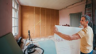 Chateau Master Suite  Insulating and building new walls [upl. by Abel]