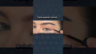 Easy eyeliner tutorial howtoapplywingeyeliner eyelinertutorial eyeliner wingeyeliner shortsfeed [upl. by Adiaroz293]