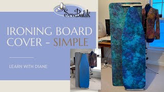 Sew an Ironing Board Cover  Super Simple [upl. by Dnalhsa]