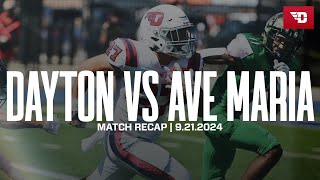 Recap  Dayton Football vs Ave Maria [upl. by Seow166]