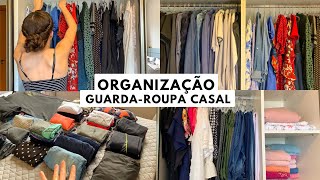 ORGANIZAÇÃO DO GUARDAROUPA  DICAS ✨ Casada aos 19 [upl. by Arron]