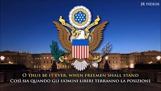 LInno nazionale degli Stati Uniti dAmerica ENIT testo  Anthem of USA Italian [upl. by Annoyt]