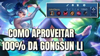 COMO APROVEITAR 100 DO HERÓI  GONGSUN LI HONOR OF KINGS [upl. by Elyag]