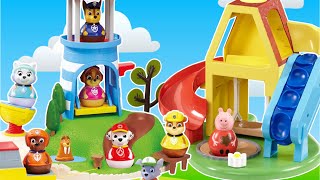 FUN LEARNING With WEEBLES Peppa Pig PAW PATROL and More Figurines Videos for Kids [upl. by Micco]