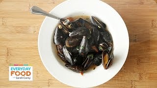 Moules Provencal  Everyday Food with Sarah Carey [upl. by Nnylarat65]