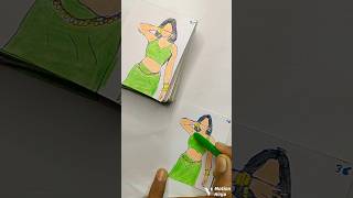 Aaj ki Raat 💃flipbook newsong shorts artistajit aajkiraat art drawing viralvideo [upl. by Haram]