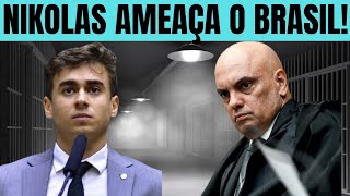 NIKOLAS FERREIRA TENTA INTIMIDAR ALEXANDRE DE MORAES E AMEAÇA O BRASIL [upl. by Htrap]