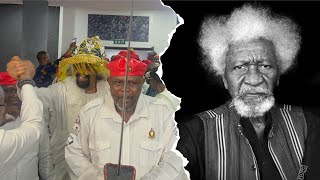 PYRATES CONFRATERNITY CELEBRATES PROF WOLE SOYINKA AT HIS 90TH BIRTHDAY CELEBRATION IN ABEOKUTA [upl. by Jacobba]