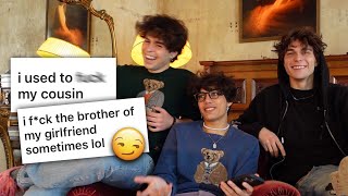 REACTING TO CONFESSIONS w Benji and Nils [upl. by Erastes]