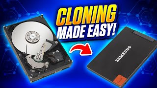 How to clone a hard drive  EASY step by step walkthru [upl. by Leslee]