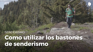 Aprende a utilizar los bastones  Senderismo [upl. by Rashida300]