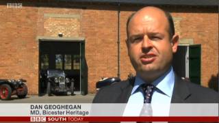 Bicester Heritage  BBC South Today June 2015 Opening of Engineering Quarter [upl. by Ttcos]