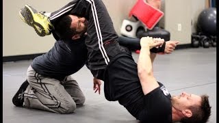 Arm Bar  Krav Maga Technique  Self Defense w AJ Draven of KMW [upl. by Vergos705]