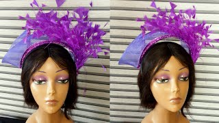 Freeform Crinoline Fascinator  DIY  Elegant Headband designs 2024 [upl. by Jerri262]