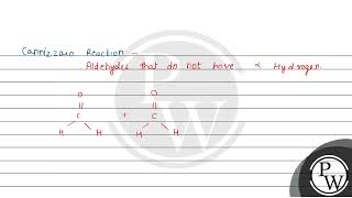 Explain the following reactions Cannizzaro reaction [upl. by Roanna728]